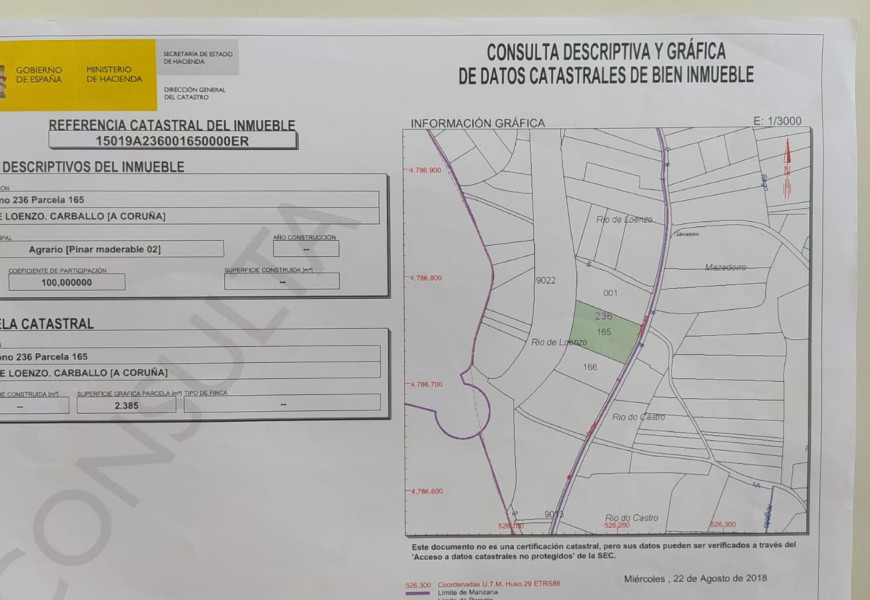 Parcela en Río de Loenzo 2