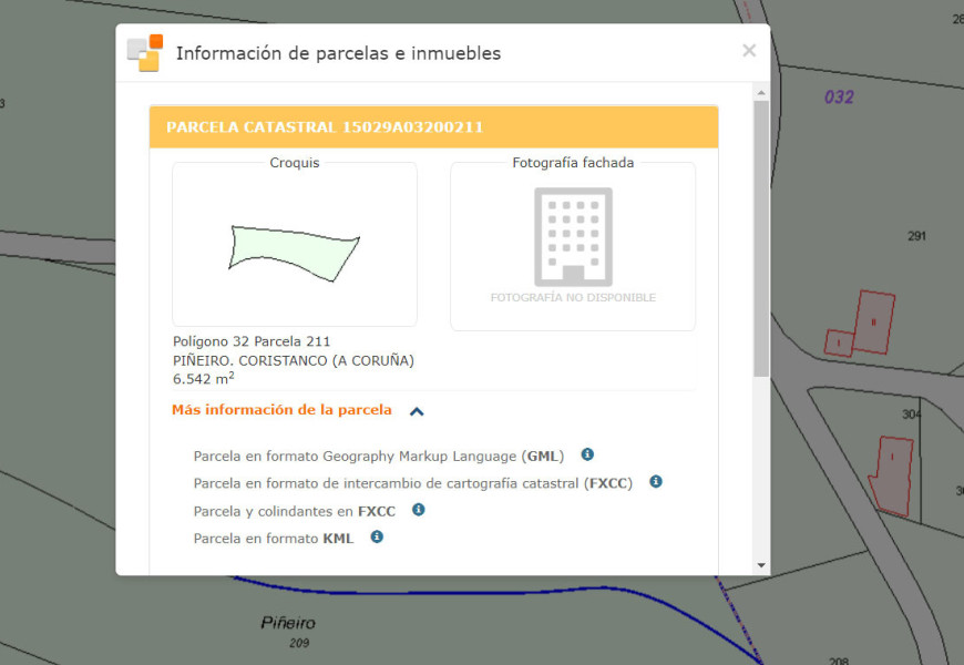 Parcelas en Piñeiro, Coristanco