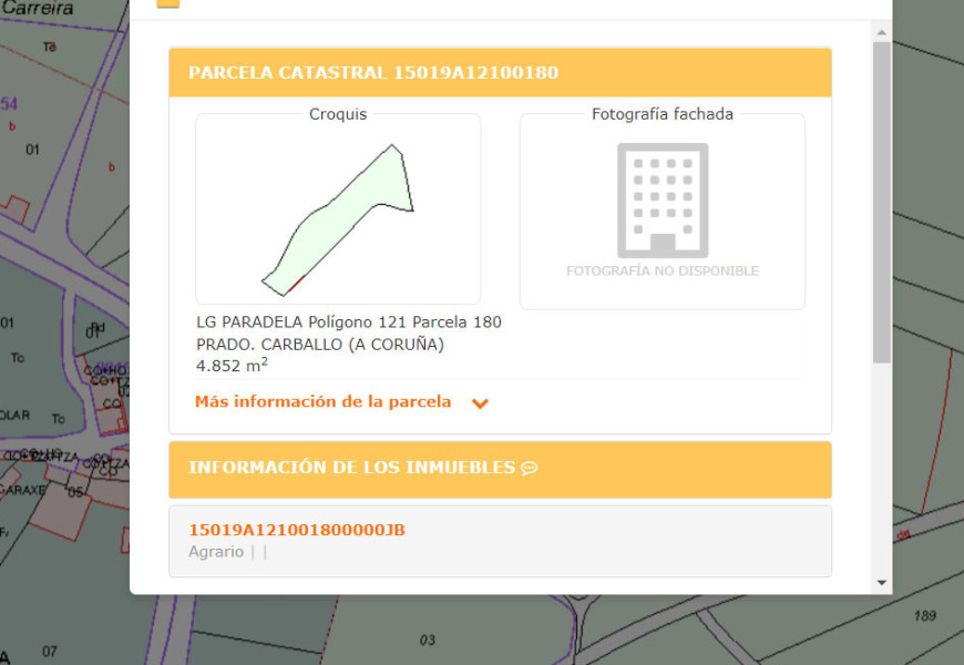 Parcela en Paradela