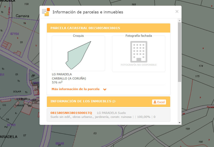 Parcela en Paradela